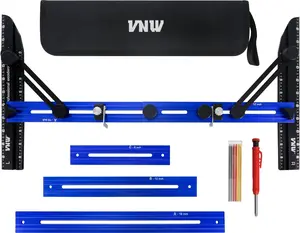Solid Stair Tread Template Tool - Shelf Layout Tool & Stair Tread Template Tool Jig, Stair Tread Measuring Tool Compatible with Many Types of Layout Projects