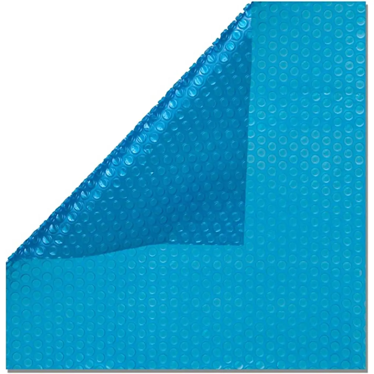 212 MAIN Heavyweight Rectangular Outdoor Pool Solar Cover Blanket - 18x38 in, Blue & Silver, Waterproof Pool Accessories for Heat Retention