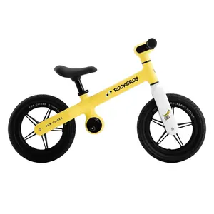 ROCKBROS Toddler Balance Bike for 2 Year Olds Age 24 Months to 6 Years 12 Inch Push Bicycle with Durable Wheels and Comfortable Seat