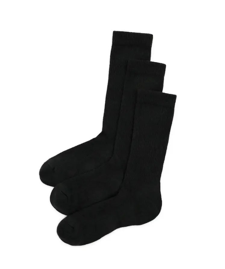 MMTM Dri-Fit Crew Socks (Black)