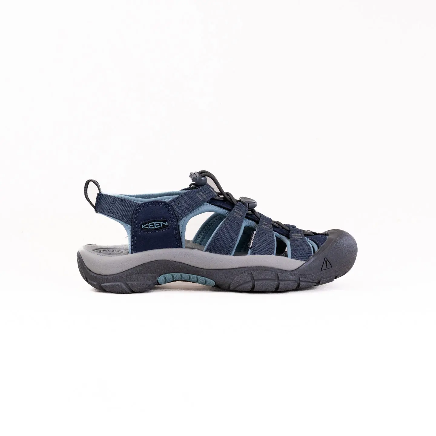 Infradito KEEN Solr Toe Post Donna, Tomaia In Plastica Riciclata, Suola AquaGrip, Colore Gray Ocean Wave - 3