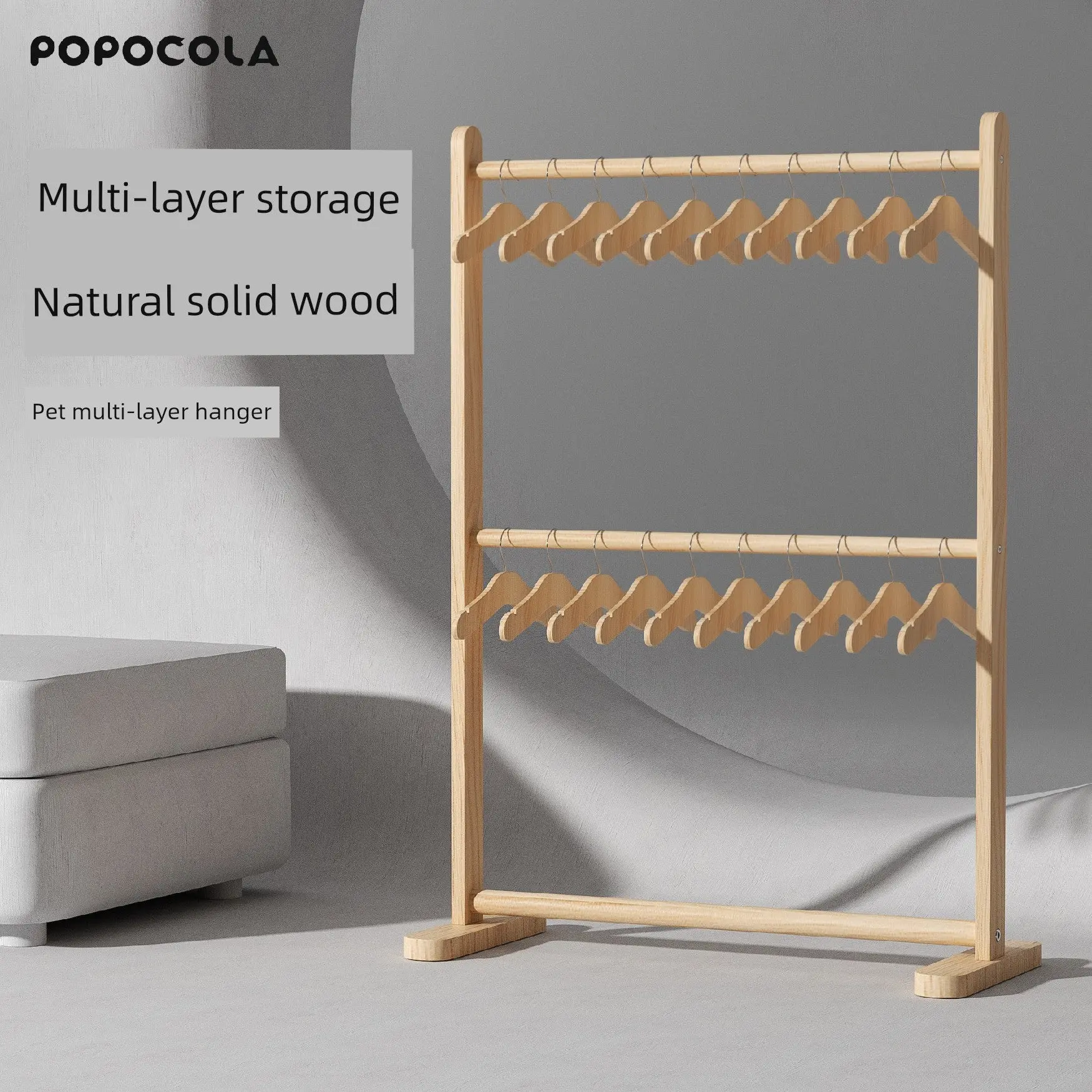 Pet Clothes Rack - Stylish Dog & Cat Hanger