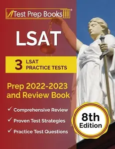 USED-LSAT Prep 2022-2023: 3 LSAT Practice Tests and Review Book [8th Edition] by Rueda, Joshua (Paperback)