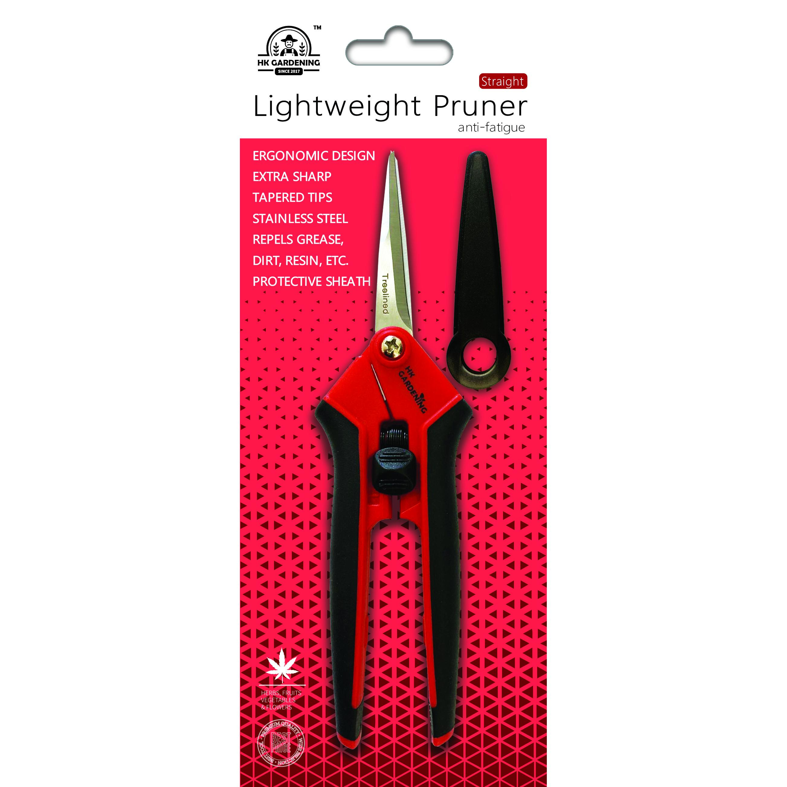 HK Gardening Fast Precision Pruner Straight Blade,Stainless Steel Garden Shears for Plant - Garden Pruners