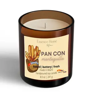 Pan con Mantequilla | Soy Candle | Scented Candle | Freshly Baked | Bakery Scent | Gifts for Everyone | Gift for Her | Gift for a friend