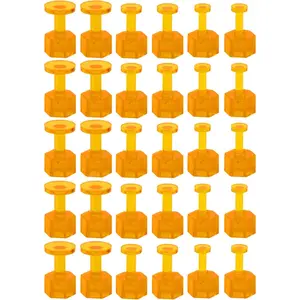 3Size Dent Puller Tabs,30Pcs Car Body Dent Removal Pulling Tabs,Paintless Dent Repair Tool, Ice Suction Cup Glue Tabs for Automobile Dent Repair Hail Damage Removal Tools (Orange)