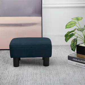 Foot Rest,Small footstool with legs, suitable for living rooms, bedrooms, and offices, soft and comfortable, suitable for footstools under desks