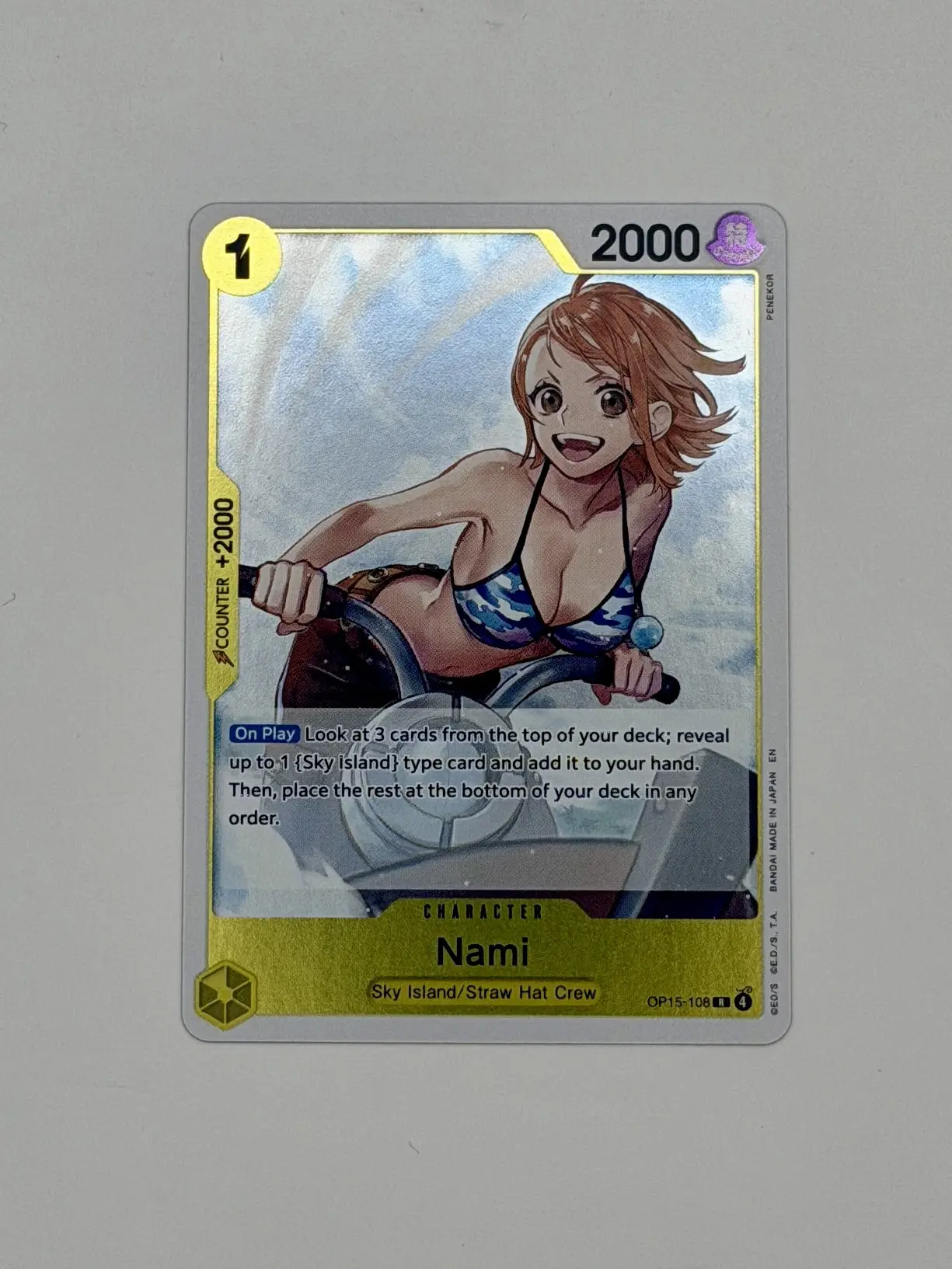 Nami OP15-108 Adventure on Kami's Island OP15-EB04, One Piece Cards, Single Card