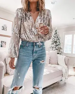 Ladies Night-Sequin Blouse