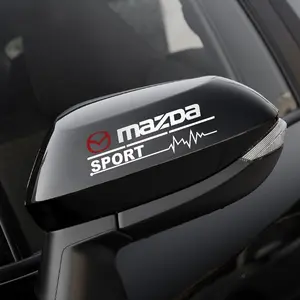 Car side mirror emblem design car body decoration sticker For Mazda 2 3 6 5 Demio CX3 CX4 CX5 CX-4 CX-5 CX7 CX30 MX3 MX5 MS Speed Axela Atenza