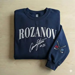 Embroidered Ilya Rozanov Sweatshirt, Hudson Williams Connor Storrie Shirt, Heated Rivalry Inspired Shirt