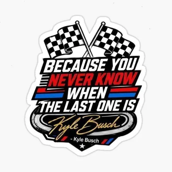 Kyle Busch NASCAR Last One Vintage Sticker
