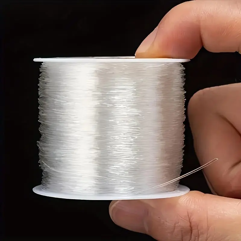 Large roll transparent elastic thread, handmade DIY bead elastic rope making accessory material - bead thread, Beading Accessories, Accessories For Beading
