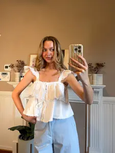 Rachel Ruffle Tank Top