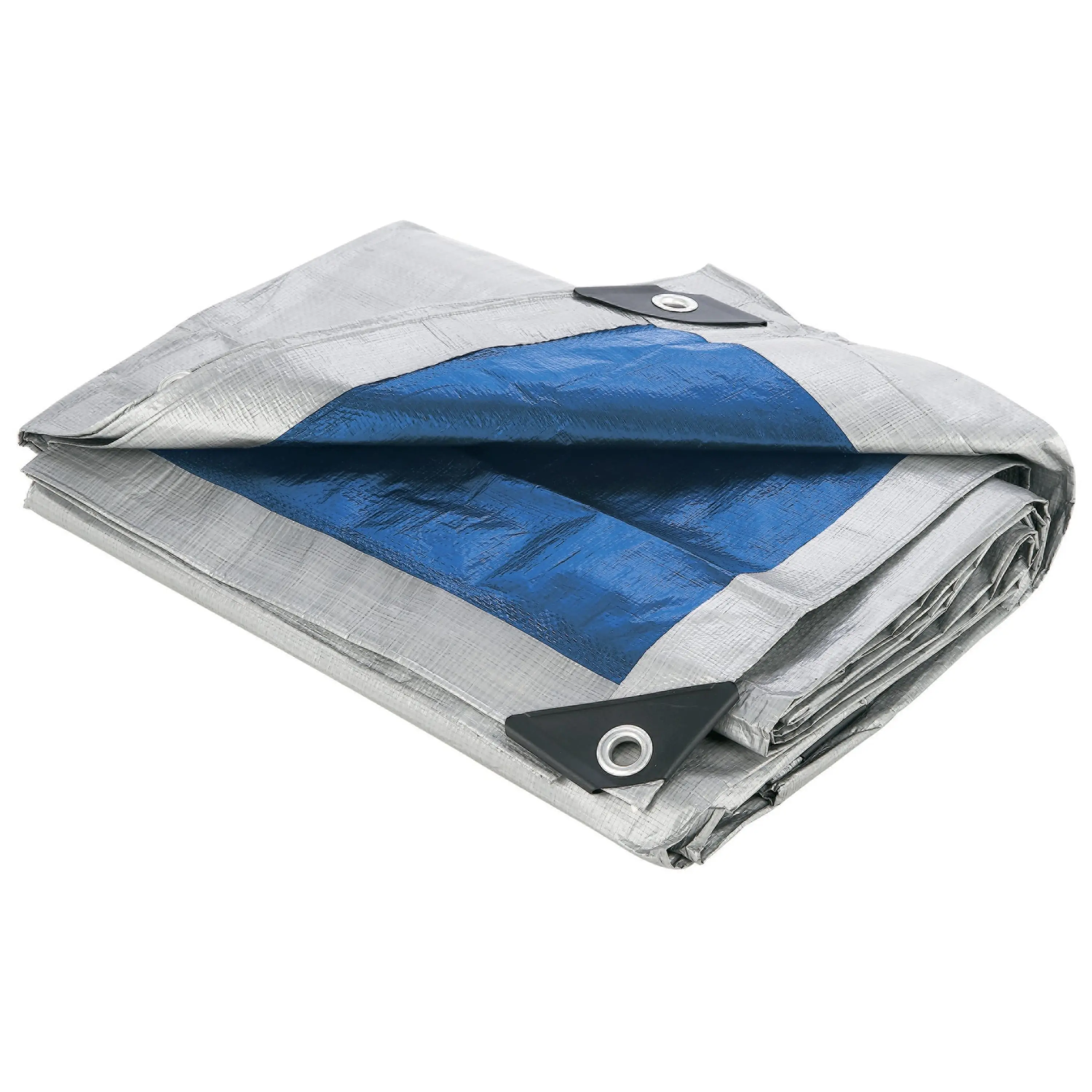 212 MAIN 12x18 ft. Large Pre-Hemmed Waterproof Blue Tarp, Multi-Purpose Outdoor Camping & Sunshade Tool (Tools & Hardware), Waterproof Tarp