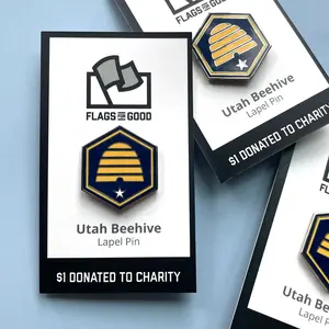 Utah Beehive Lapel Pin