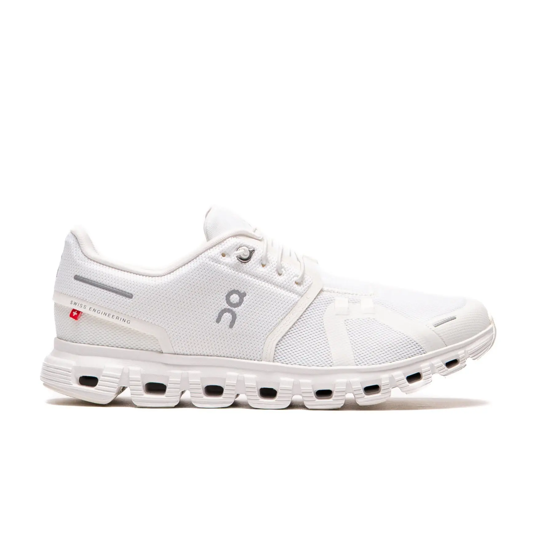 On Running Cloud 6 All White 3WF10061200 Women's Fashion Sneaker New