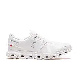 On Running Cloud 6 All White 3WF10061200 Women's Fashion Sneaker New