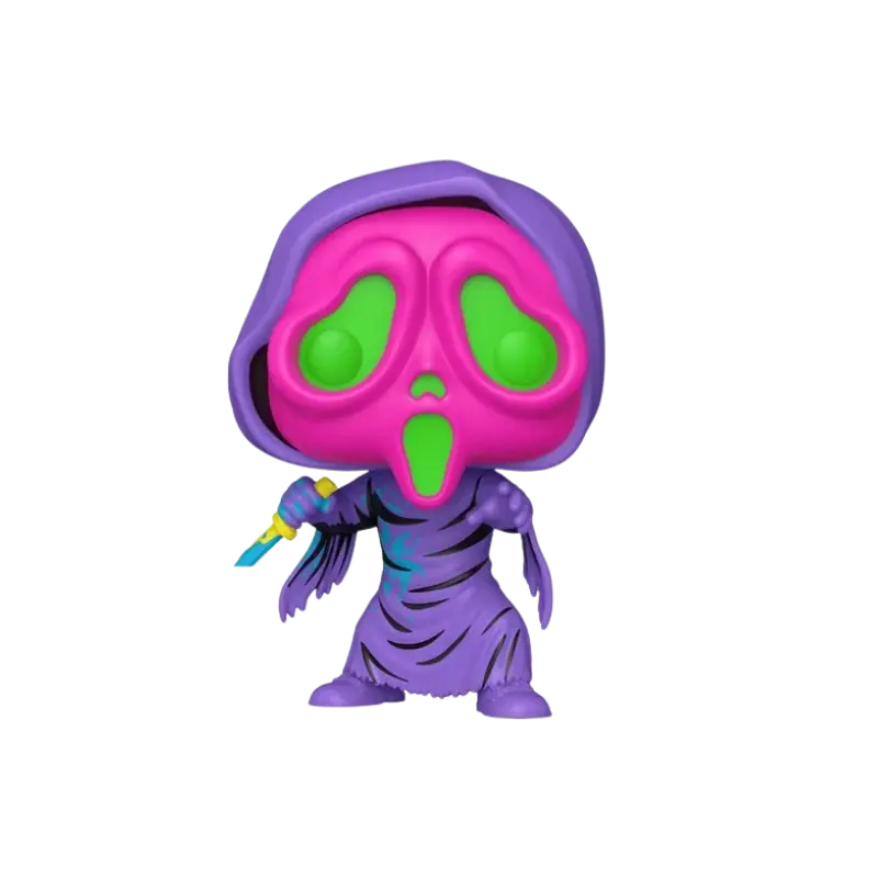 Funko Pop! Scream Ghost Face (Black Light) #1607 New Collectible Figurine - Entertainment Earth Exclusive, Horror Fan Must-Have, Collectible Figure Decor, Display Piece