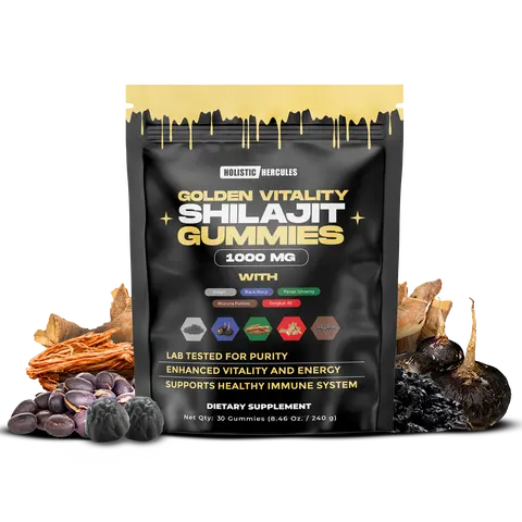 Hercules Shilajit Gummies- Black Maca - Ginseng - Ashwagandha - Mucuna - Tongat Ali - No Sugar gat Ali