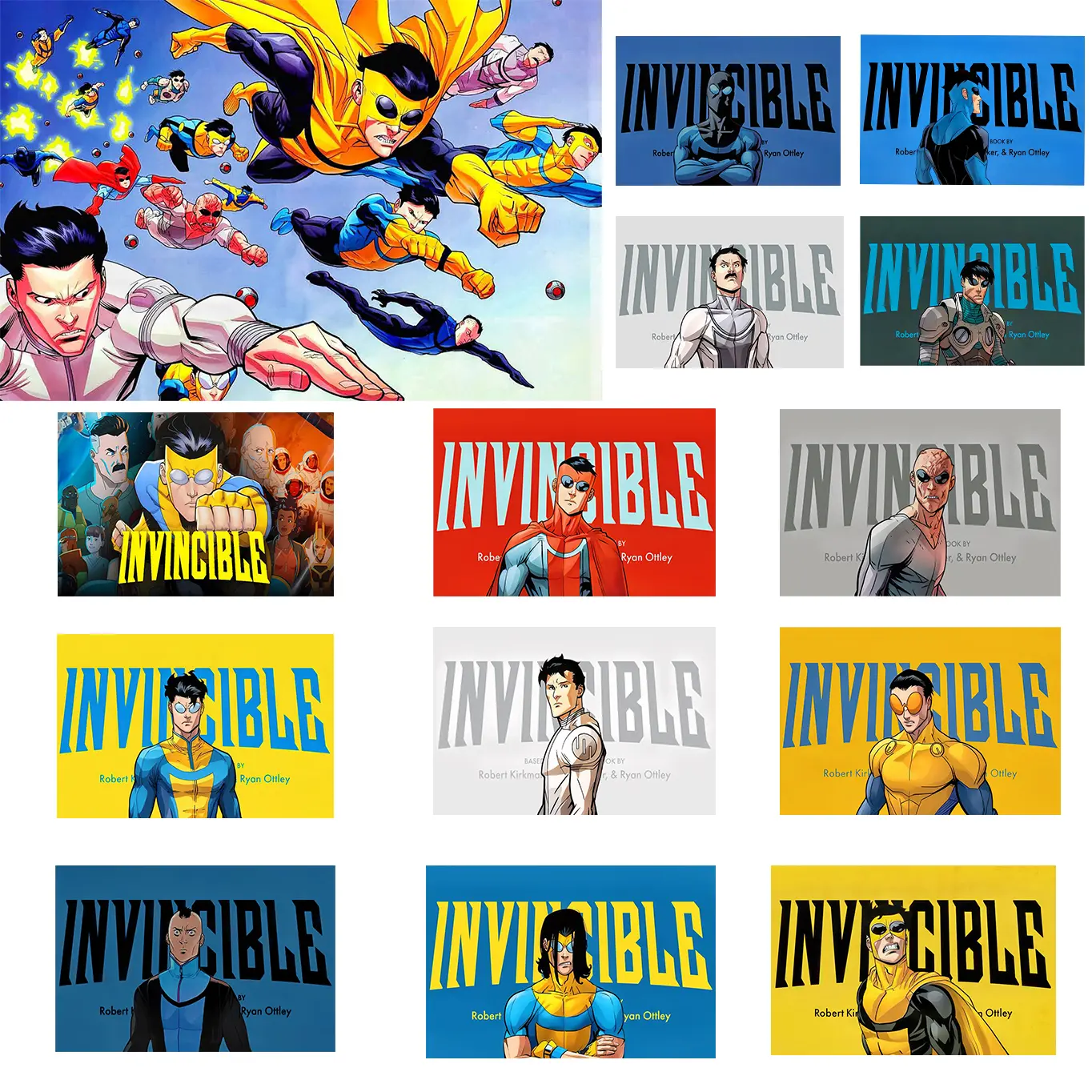 Invincible War Themed Canvas Poster Artwork - Mark's Universe Variant Print, Solid Wood Textured Frame, Waterproof Moisture-Proof Home Decor for Teens, Ideal for Living Room & Game Room Fan Gift, Artistic