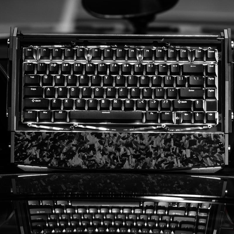 Black Diamond 75 V2 Mechanical Gaming Keyboard, 2.4G Wireless Low Latency, Leaf Spring Mount, Superb Typing Flex & Comfort, Custom RGB