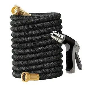 Telescopic Garden Water Pipe Set, High-Pressure Adjustable Foam Car Washing Water Gun, Garden Watering Pipe