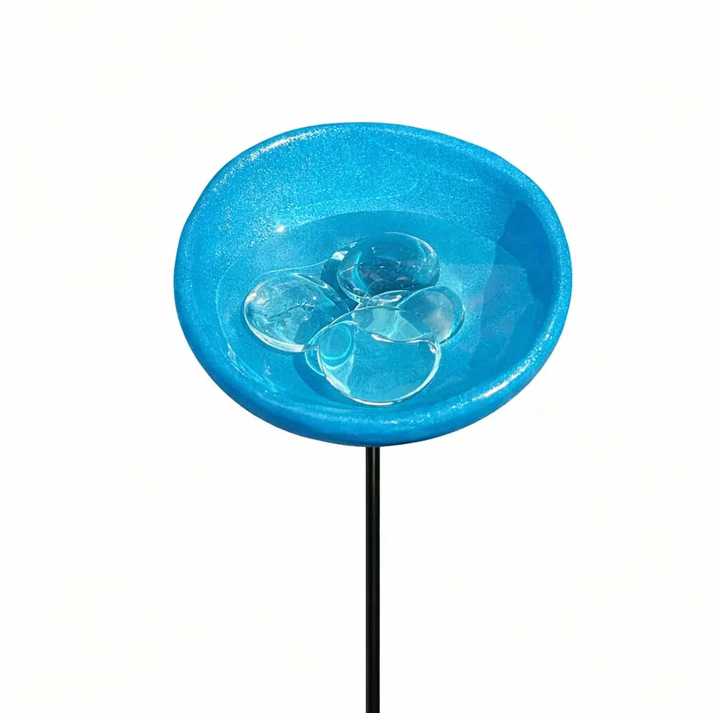 Ceramic Bee & Butterfly Watering Station, Realistic Flower-Shaped Colorful Insect Feeder, Garden Decorative Art Gift for Her, Butterflies, Realistic Flower-Shaped Design