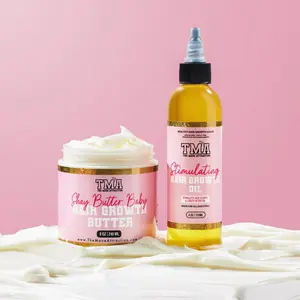 Hair Growth Bundle - Stimulating Hair Growth Oil , Hair Growth Shay Butter