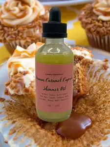 Banana Caramel Cupcake Moisturizing Shimmer Oil