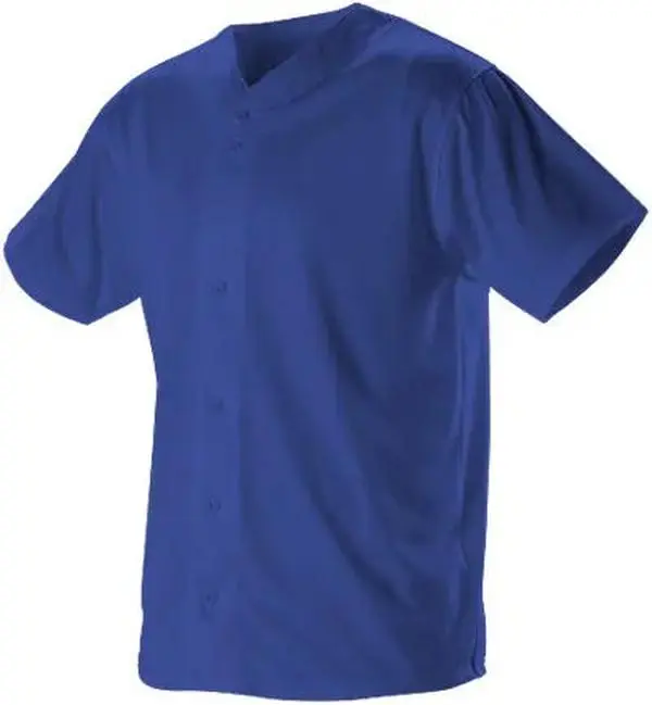 Alleson Unisex Fit Plus Size Lightweight Baseball & Softball Jersey in 100% Extreme Material, Full Front 6-Button Short Sleeve Design