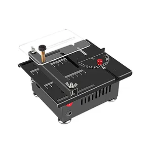 Name 100W Multi-Functional Table Saw Portable 6000rpm Motor Adjustable 0°-90° Angle 16MM Depth for Wood Plastic Acrylic Cutting with Flexible Shaft & Accessories Tool Kit