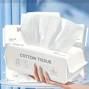 100PCS Disposable Face Towels Thick Face Towel Make Up Tissue Soft Facial Cleansing Cleanser Towelettes Skin Care Washing Facial Care Tools