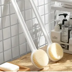 Long Handle Japanese Bath Brush, Soft Bristle Back Scrubber, No Need to Rub, Ultra-Soft Massage Shower Tool, Ideal for Daily Use