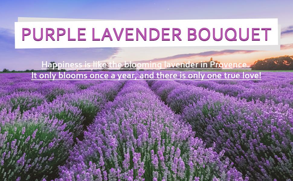 10 Bundles Artificial Lavender Fake Flowers Faux UV Resistant Plastic Plants for Home Wedding Kitchen Garden Patio Window Box Office Table Centerpieces Indoor Outdoor Decor #GLOBAL PICKS