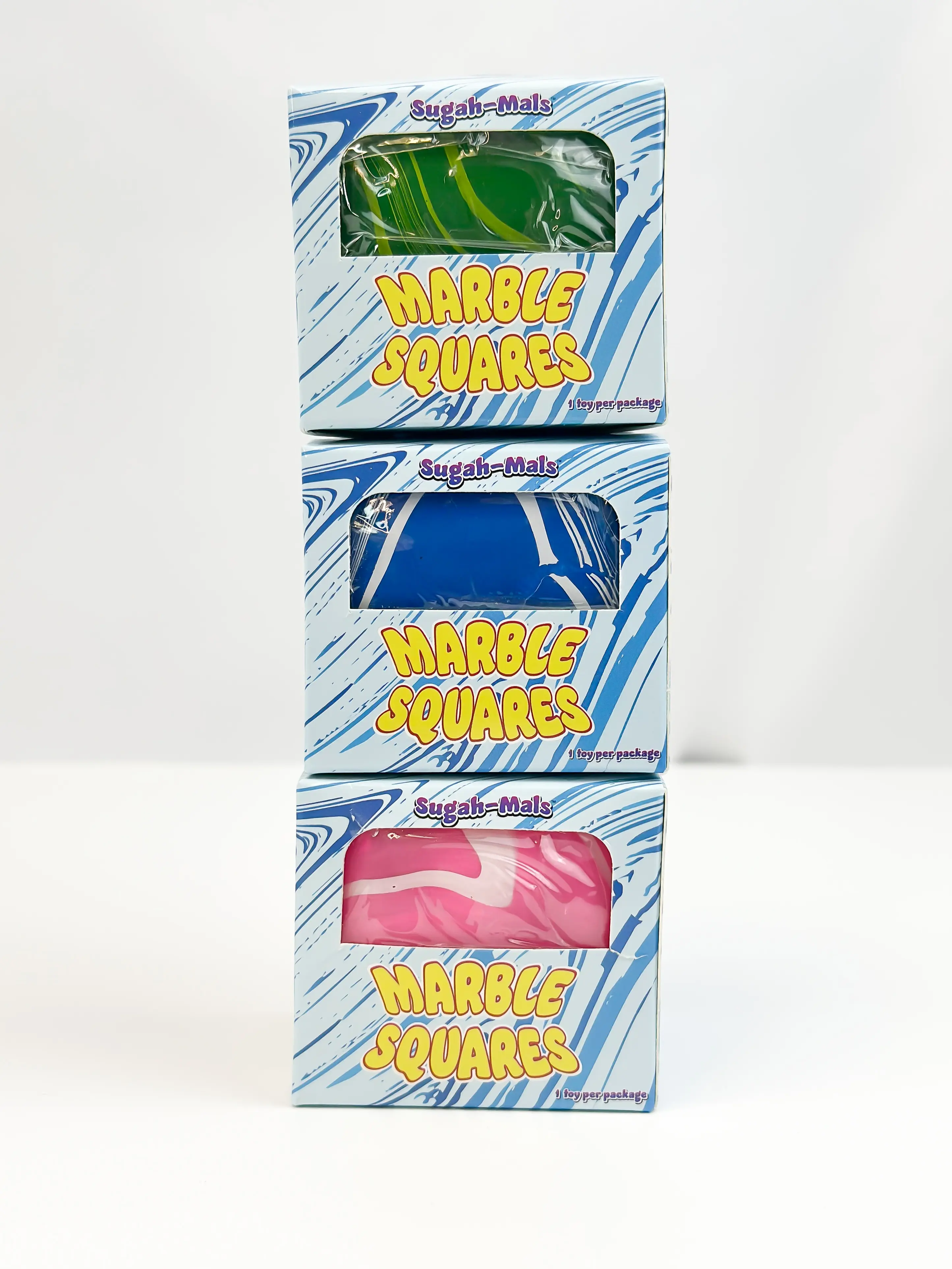 Sugah-Mals Marble Squares Cube Squishy Stress Relief Toy