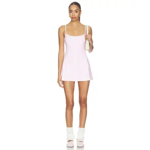 LoveShackFancy Vivianna Dress in Tickled Pink