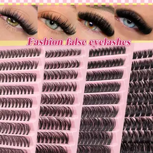 30D/40D/80D/100D Cluster lash,mix length 9-16mm, Cosmetic, Perfect for everyday wear, commuting, or parties. Gentle on sensitive skin with lightweight, soft material that won't irritate your eyes. Long-lasting curl. Ideal