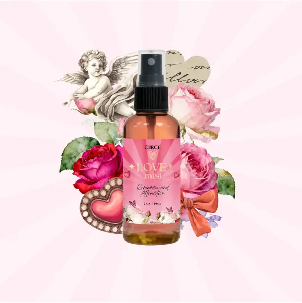 Love Mist – 2 oz Attraction & Heart Energy Spray | Rose & Jasmine Floral Flower Love Mist – 2 oz Attraction & Heart Energy Spray | Rose & Jasmine Floral Flower