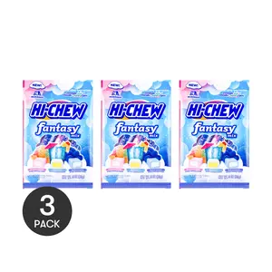 3Packs HI-CHEW Jelly Gummy Candy Bag Fantasy Mix 3oz/Pack