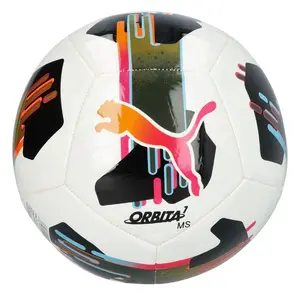Puma Orbita 7 MS Soccer Ball with Colorful Design and Logo
