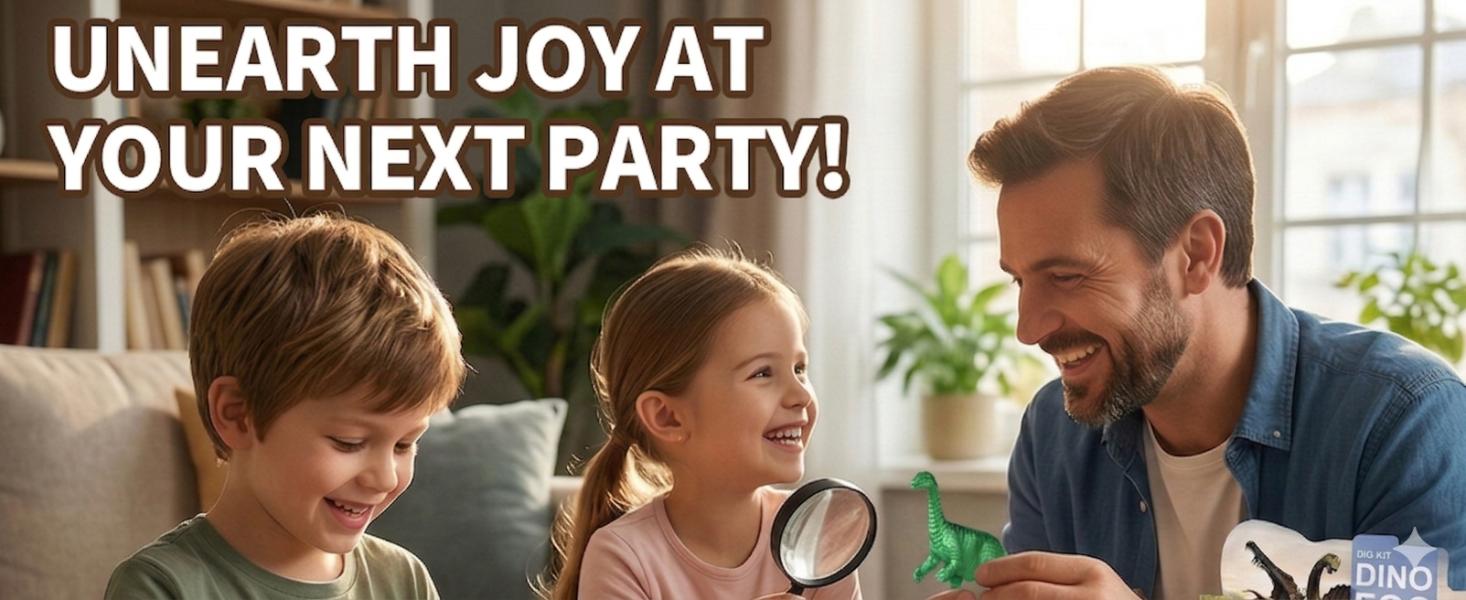 24 Dinosaur Eggs Dig Kit Toys for Kids, Dinosaur Eggs Excavation Kit with Magnifier, Easter Basket Stuffers, Science STEM Birthday Party Favors Gifts for Boys Girls Age 3 4 5 6 7 8 9 10 + Years Old