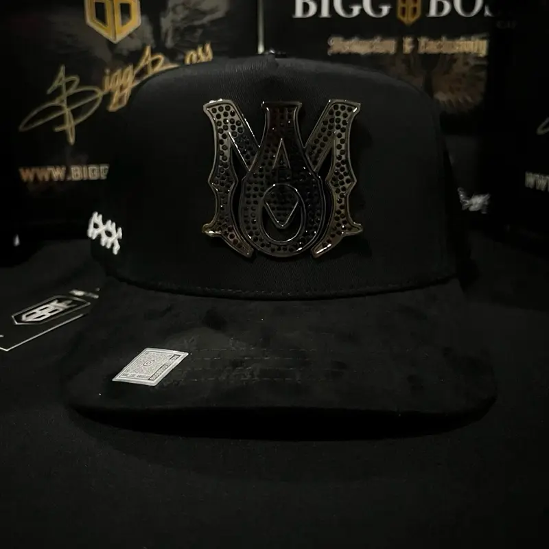 AMR PLACA Black Bigg Boss Hats - Stylish Fashion Accessory for Daily Wear