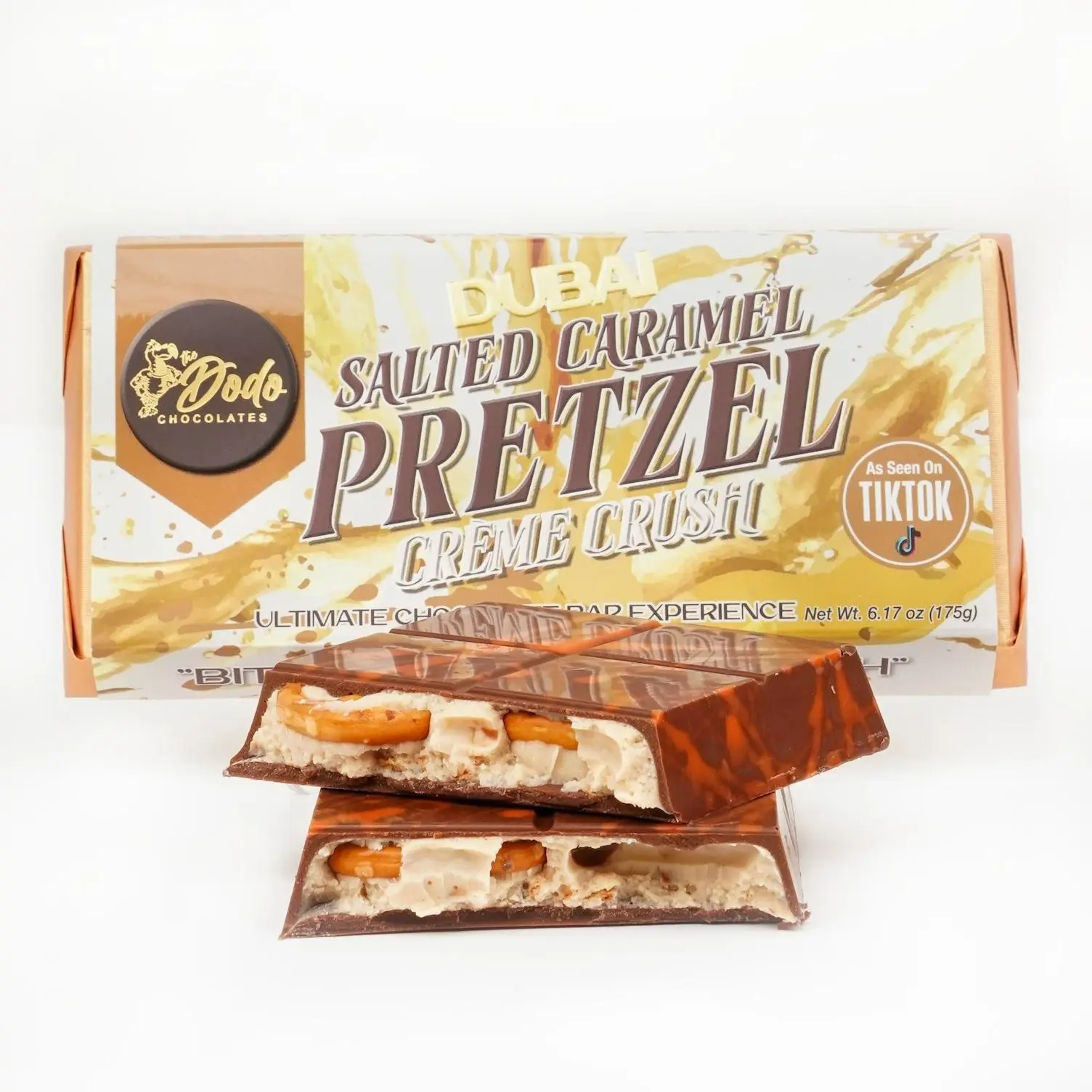Viral Dubai Style Salted Caramel Pretzel 