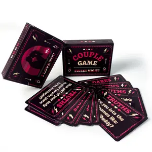 50 Truth or Dare Fun Couples Card Game, Perfect for Date Nights, Anniversaries, Valentine’s Day, or Honeymoon Trips Suitable for 2 or more players