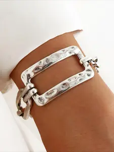 Fashionable OT Buckle Design Bracelet, Fashion Jewelry for Party, Daily Clothing Decor, Trendy All-match & Exquisite Jewelry for Birthday Gift, Elegant Jewelry Bracelet, Bangles Bracelets