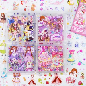 100 Sheets Kawaii Scrapbook Stickers Set for Journaling Transparent  Journal Stickers Junk Journals, for Card Making,Planners,Envelope,Laptop, Package Decorative