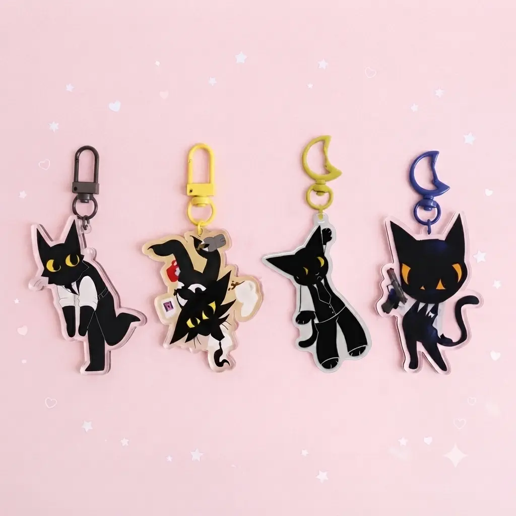 [Animal Hospital] Acrylic Keychains - Secret Cat Agent - Hospital Companions