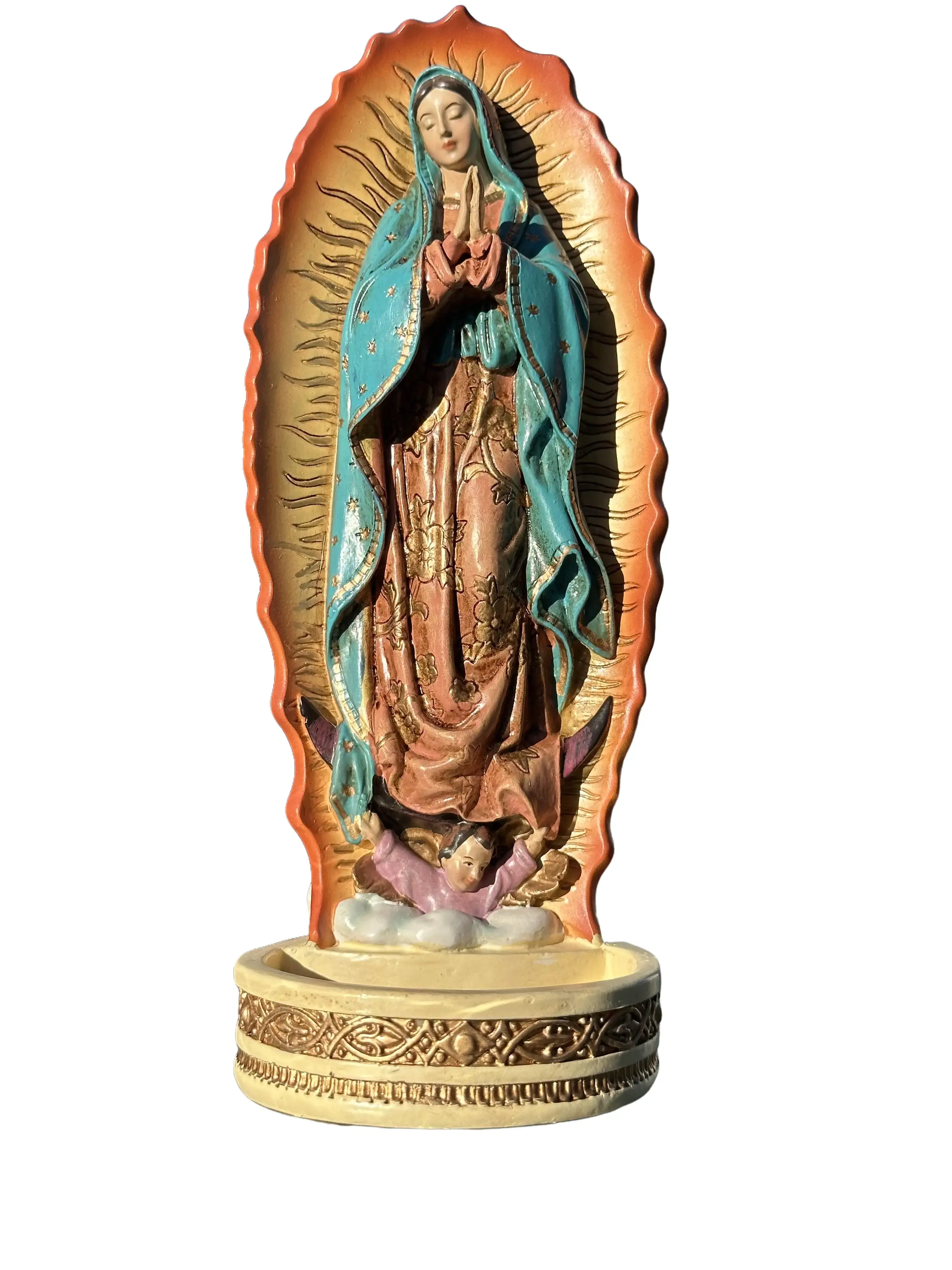 Virgen Mary / San Judas Statues for Religious Decor Virgen Mary / San Judas Statues for Religious Decor