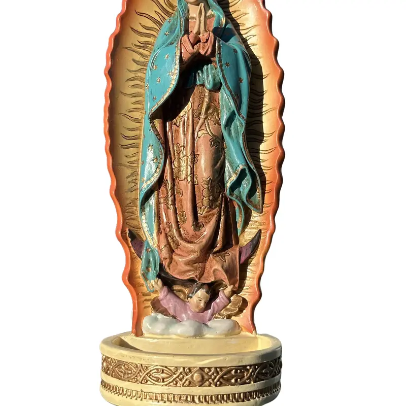 Virgen Mary / San Judas Statues for Religious Decor
